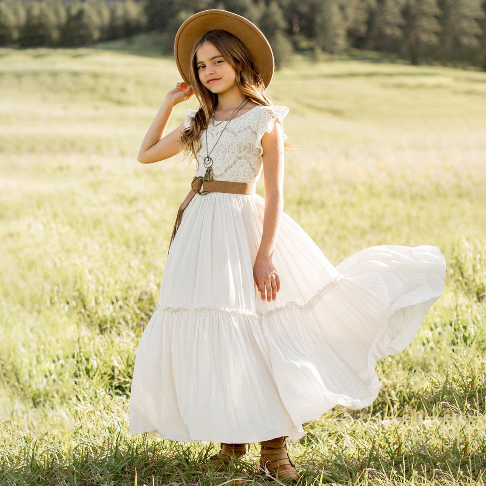 Kayannuo Girls Dresses Clearance Princess Dresses for Girls Children