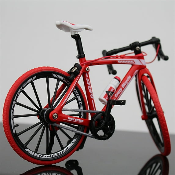 Kayannuo Home Decor Christmas Mini Alloy Racing Bicycle Toy Mini Mountain Bike For Vehicle Home Decoration Room Decor