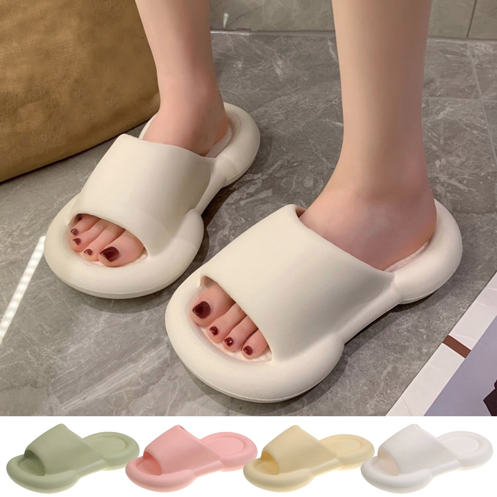 Home Slippers Summer Women Men Basic Solid Slides Indoor Mute Non-slip  Bathing Flip Flops Sandals Unisex Soft Sole Shoes 2023 | Fruugo KR