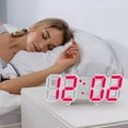 thumbnail image 1 of Kayannuo LED Digital Clock Wall Deco Glowing Night Mode Adjastable Electronic Table Clock Wall Clock Decoration Living Room LED Clock Home Decor, 1 of 5
