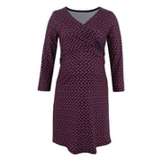 Kayannuo Maternity Dress Long Sleeve Print V-Neck Nursing Dresses Maternity Clothes for Women Ladies Fashion Flowers Leaf Print Long Sleeve Breastfeeding Dress