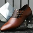 thumbnail image 1 of Kayannuo Mens Dress Shoe Back to School Prom Mens Shoes New Large Size Men's Business Leather Shoes Pointed Toe Men's Shoes Casual Loafers, 1 of 6