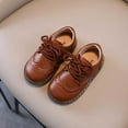 thumbnail image 1 of Kayannuo Mens Dress Shoe Back to School Prom Mens Shoes Toddler Baby Girls Boys Casual Lace-up Leather Peas Shoes, 1 of 9
