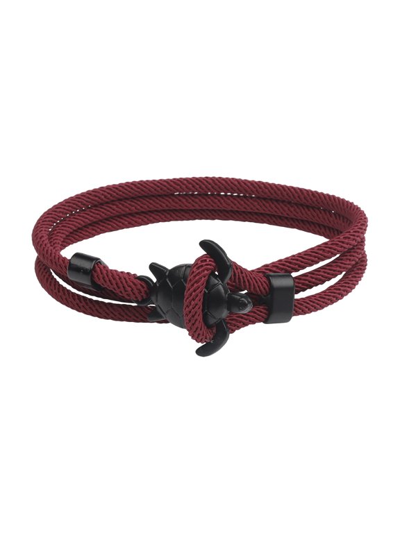 Milan Line Ocean Series Turtle Bracelet Couple Red Hand Strap