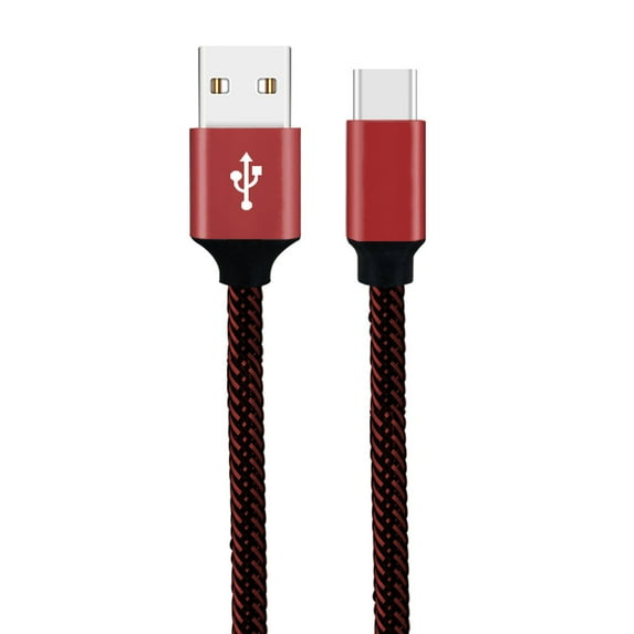 Kayannuo Nylon Strong Braided Rope USB-C Type-C 3.1 Data Sync Charger Charging Cable Cord