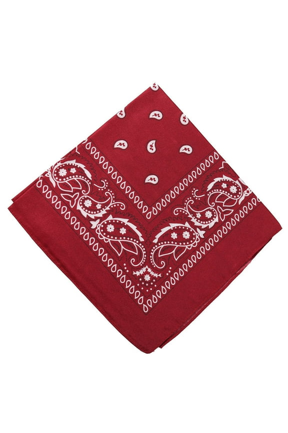 Paisley Bandanas Multi Colored Set Cowboy Bandana Head Scarf Double Sided 55cm Home Decor