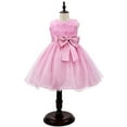 thumbnail image 1 of Kayannuo Princess Dresses for Girls Back to School Girls Dresses Children Dress Girls Sleeveless Princess Dress Bow Tie Lace Flowers Mesh Dress Tufted Dress, 1 of 9