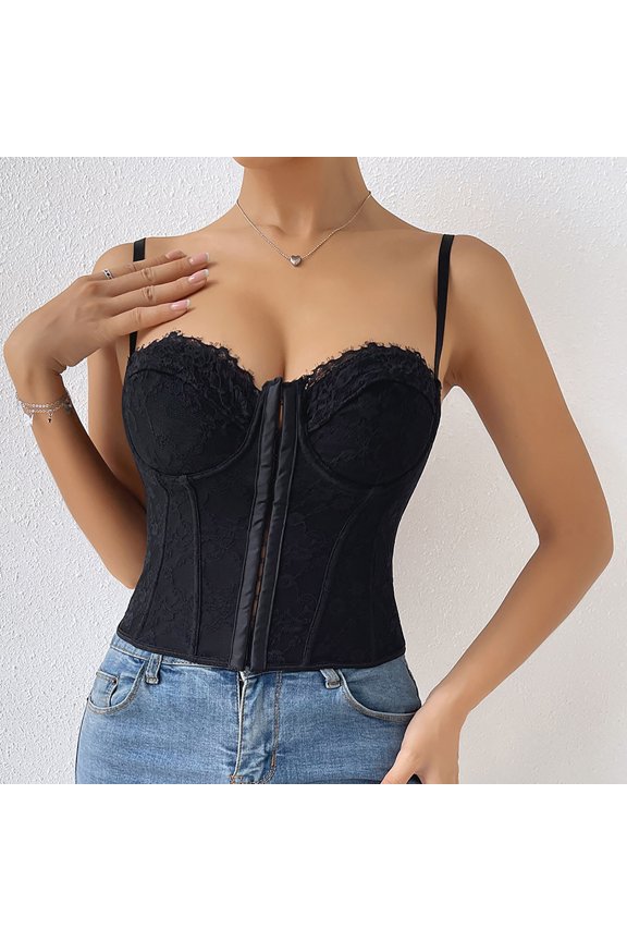 Shapewear for Women Tummy Control Shapewear Bodysuit Womens Bodysuit Women's Small Waistcoat With Wrapped Chest Slim Fit Waist And Shoulder Solid Vest