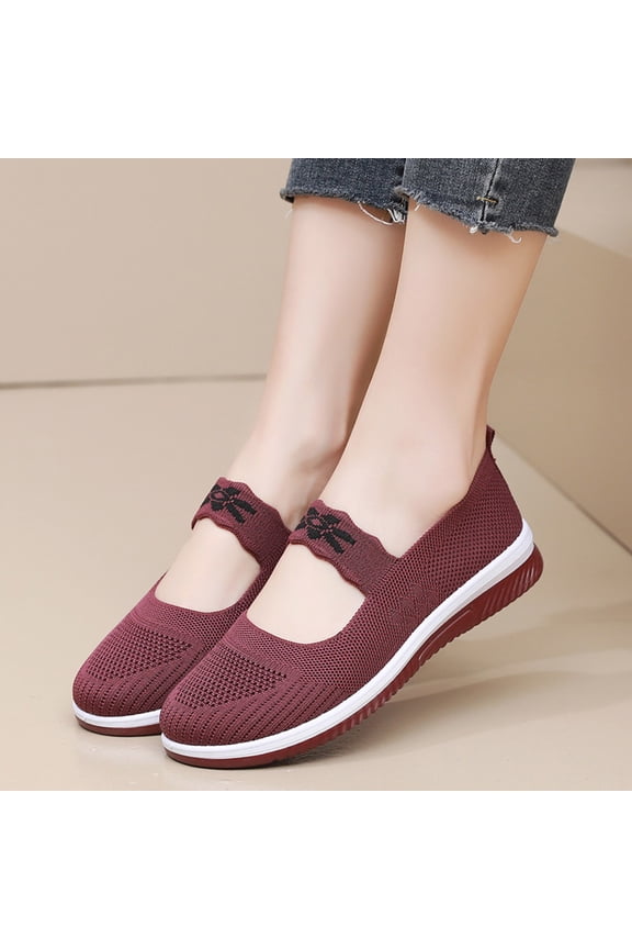 Shoes for Women Fall Fashion Women Ventilate Casual Round Head Comfy Casual Shoes