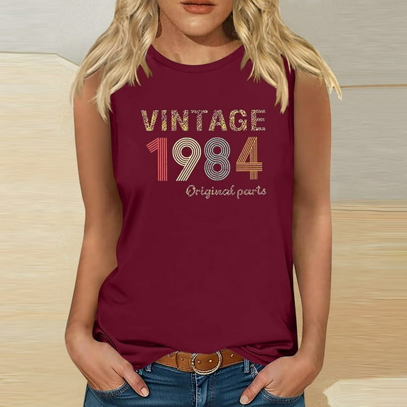 Kayannuo Short Sleeve Womens Tops Clearance Graphic Tees Women Valentine's Day 1964 Vintage Shirt For Women 60th Birthday Gifts 1964 Birthday Gifts Idea Retro Short Sleevel T Shirts Party Tops Tees