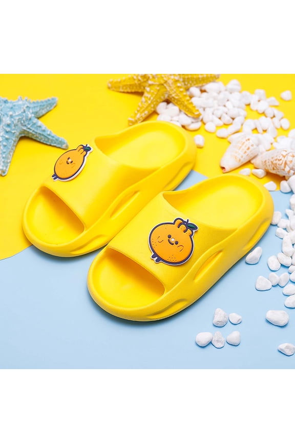 Slipper Kids Summer Back to School Girls Shoe Kids Shower Slides Boys Girls Sandals Beach Pool Non-Slip Slippers Water Shoes