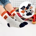 thumbnail image 1 of Kayannuo Socks Boys Socks, Girls Socks Winter 5Pairs Kids Socks Cute Print Children Middle Tube Socks Breathability Warm Socks, 1 of 9