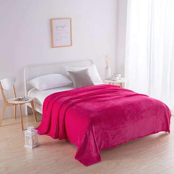 Kayannuo Soft Microfiber Flannel Blankets for Couch Bed Sofa Ultra Warm for All Seasons