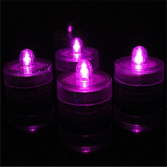 Kayannuo Submersible LED Lights,Waterproof Tea Lights Pond & Fishing Celebration Flameles