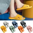 thumbnail image 1 of Kayannuo Summer Slippers for Women Women's House Slippers Indoor/Outdoor Women Men Slippers Home Couple Shoes Indoor Outside Soft Soled Slippers, 1 of 5