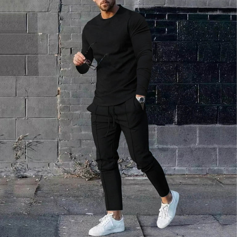 Tee shirt sweat pants best sale