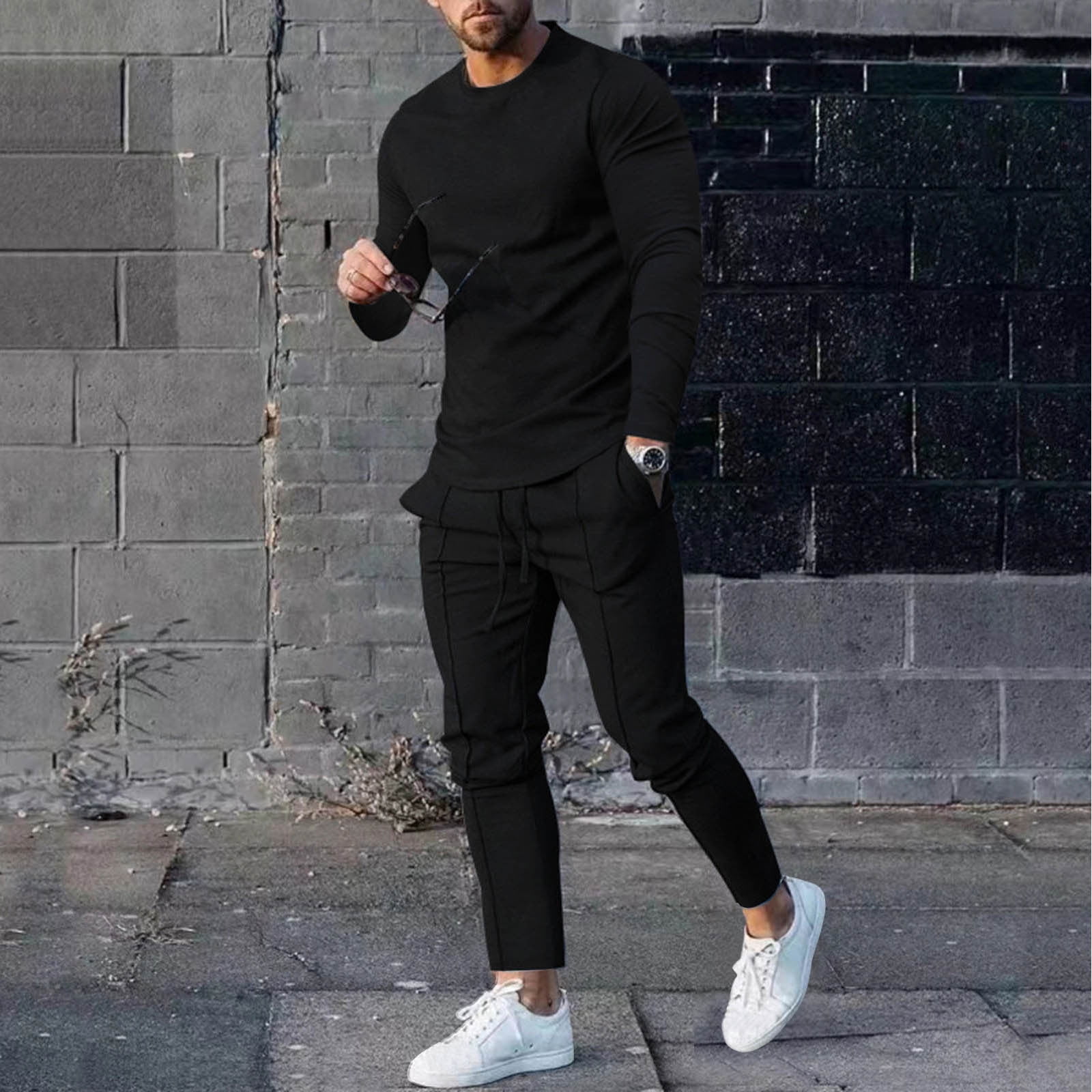 Kayannuo Sweat Pants for Men Spring Back to School Men's