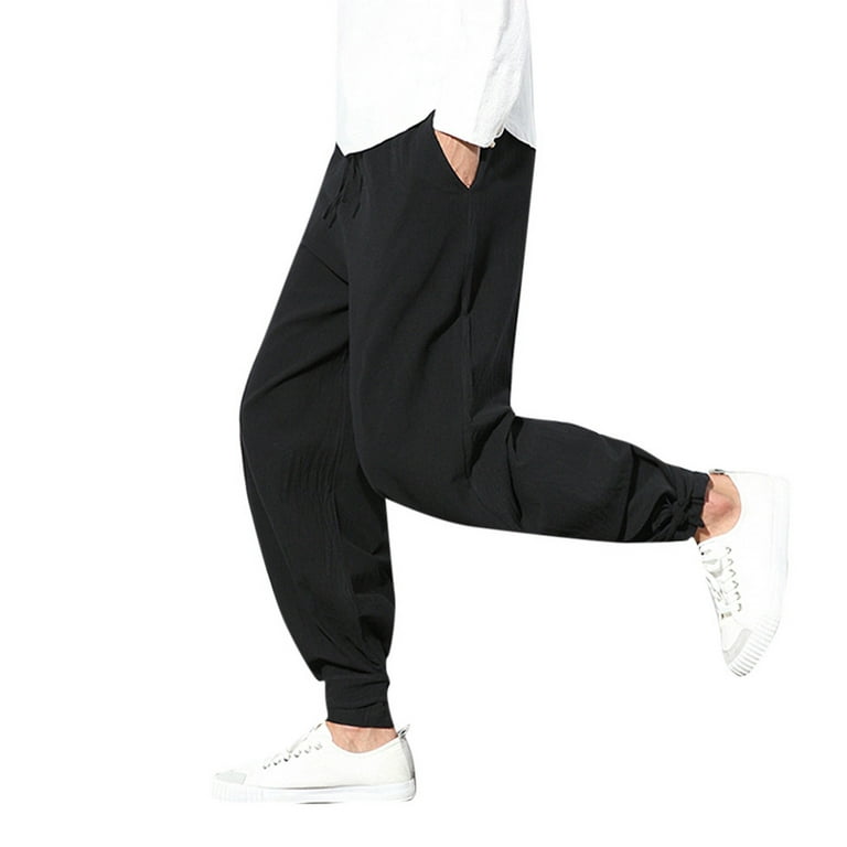 Kayannuo Sweat Pants for Men Spring Clearance Men's Pure Color