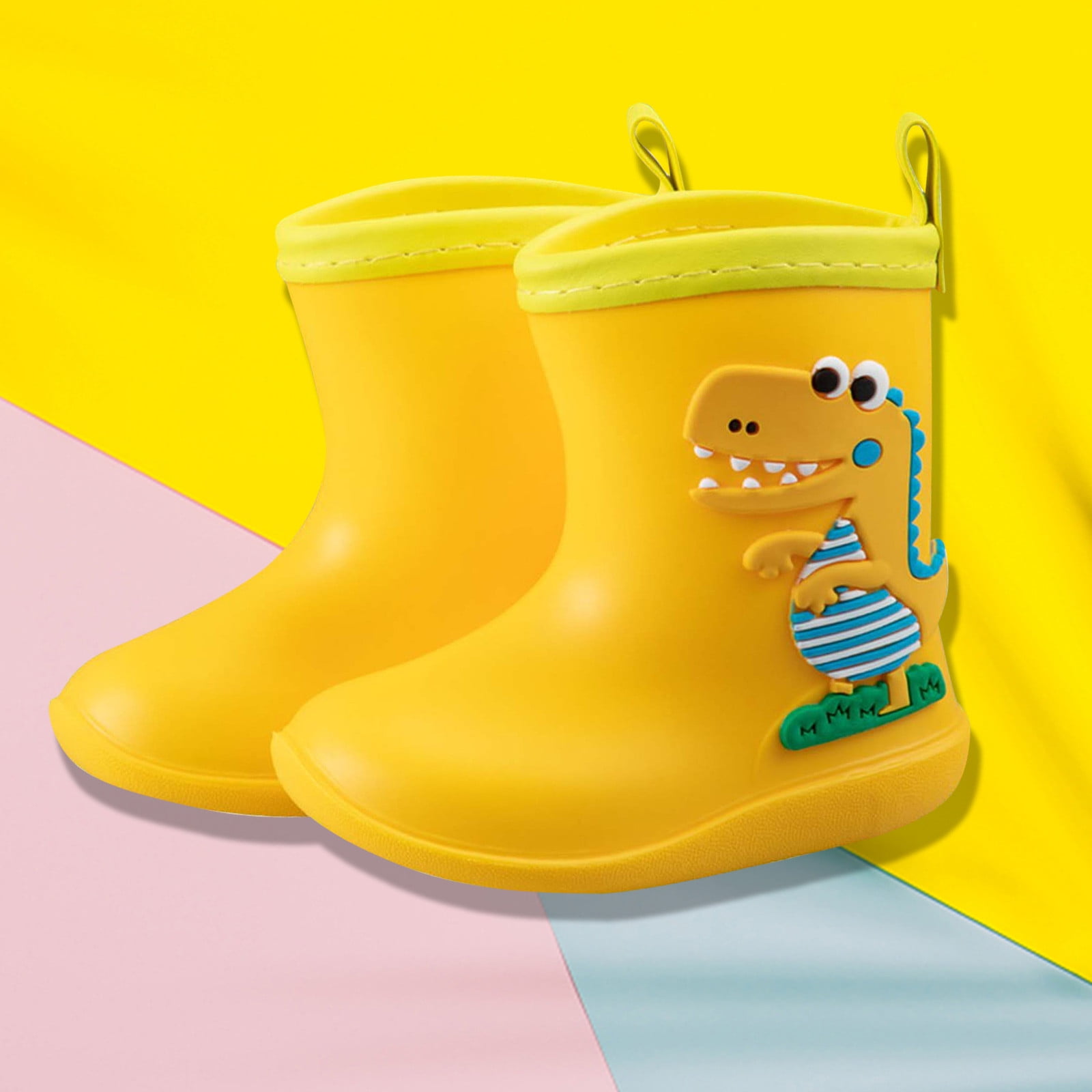 Kayannuo Toddler Rain Boots Clearance Kids Rain Boots Toddler Infant