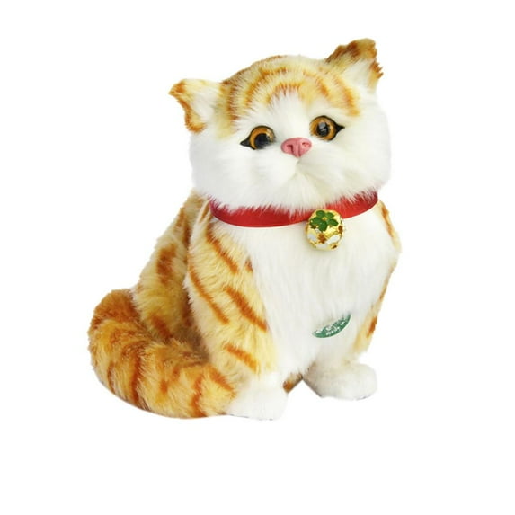 Kayannuo Christmas Simulation Cat Creative Handicraft Gift Will Call Simulation Cat
