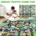 thumbnail image 1 of Kayannuo Toys Details Mat Game 130*100 Pure English City Traffic Car Model Parking Lot, 1 of 9