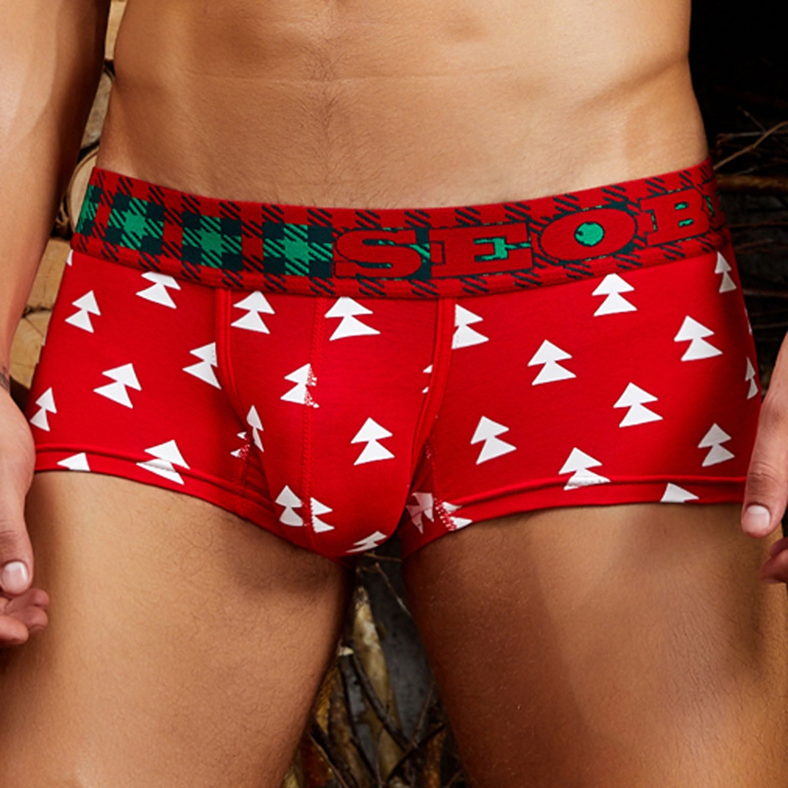 Kayannuo Cotton Underwear For Men Christmas Clearance Men's Underwear Low  Waist Underwear Sexy Leopard Print Men's Underwear