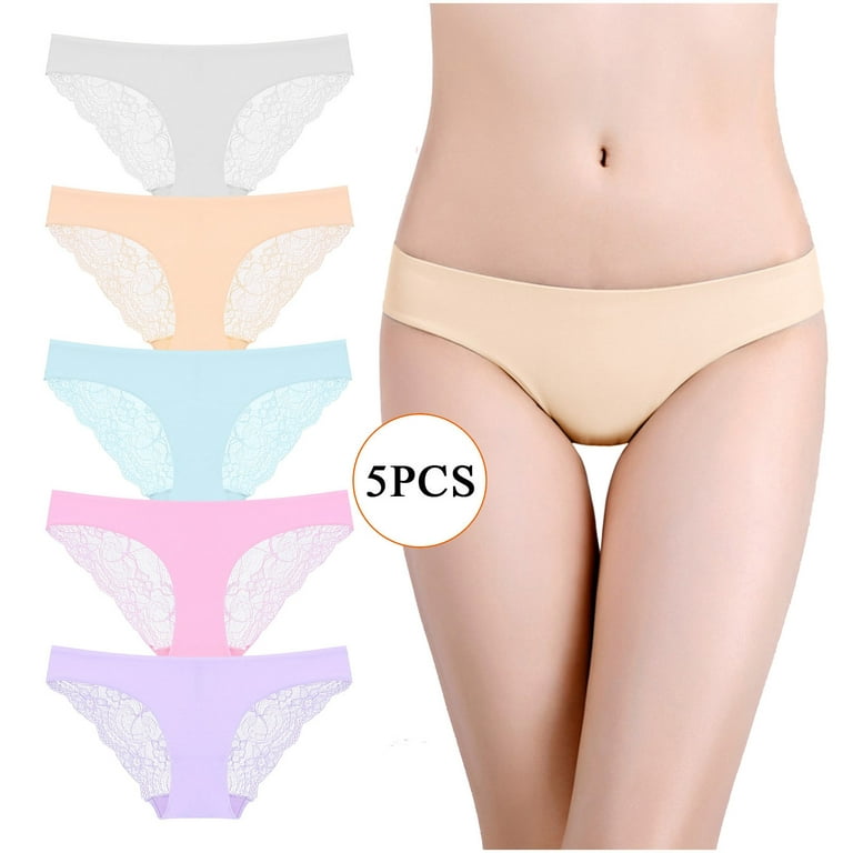 Kayannuo Underwear Women Christmas Clearance 5PCS Sexy Ladies Low
