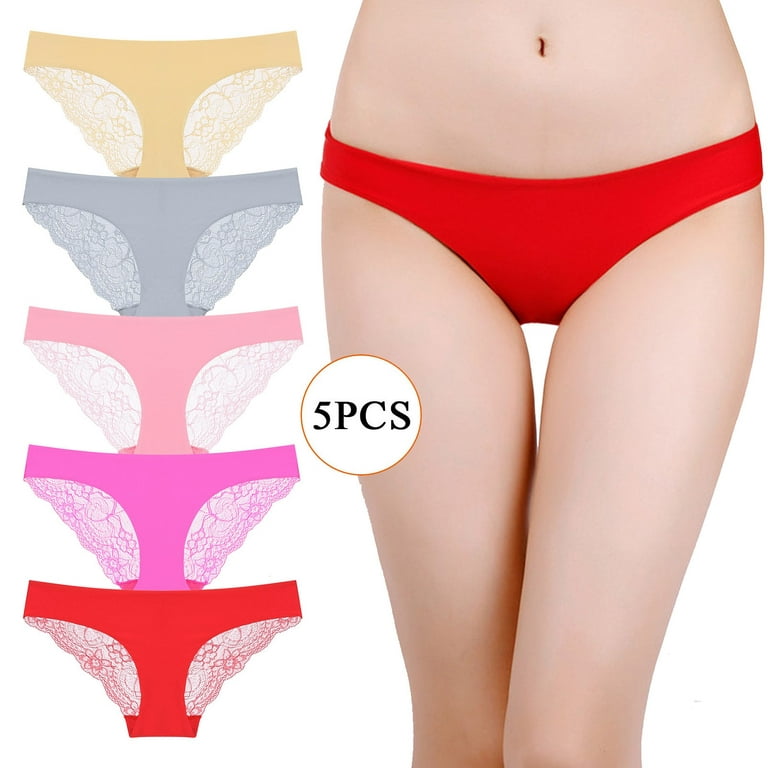 Kayannuo Lingerie For Women Back to School Clearance Sexy Women's Lace Plus  Size Lace Sexy High Waist Thong Underwear Panties 