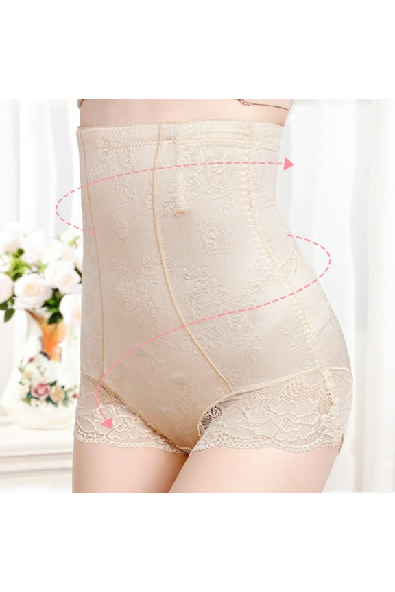 Underwear Women Women's High Waist After The Removal Of Underwear Pants Women's Hip Lift Shapewear After The Birth Of The Lower Abdomen, Waist, Girdle The Body Shape Yellow