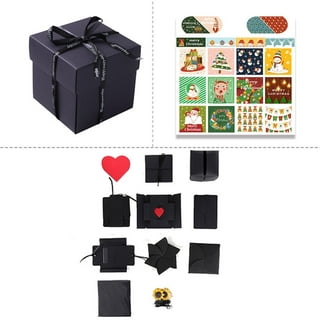 Explosion Box DIY Gift Love Memory Scrapbook Photo Box for Birthday Gift  Anniversary Wedding or Valentine's Day Surprise Box