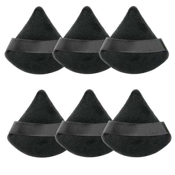 Kayannuo 6Pcs Washable Powder Puff Washable Makeup Puff Pure Cotton Powder Velour Soft Face Makeup Tool
