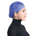 thumbnail image 1 of Kayannuo Women Muslim Stretch Lace Turban Hat Chemo Cap Hair Loss Head Scarf Wrap Cap Christmas Gifts, 1 of 3