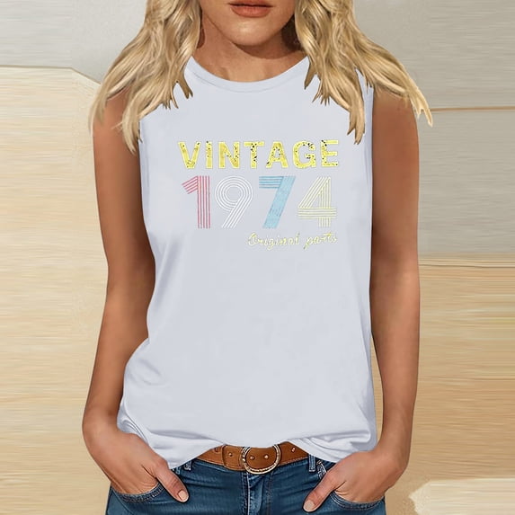 Kayannuo Womens Blouses Short Sleeve T Shirts for Women Valentine's Day 1964 Vintage Shirt For Women 60th Birthday Gifts 1964 Birthday Gifts Idea Retro Short Sleevel T Shirts Party Tops Tees