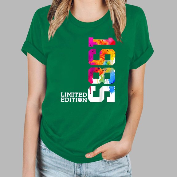 Kayannuo Womens Blouses Short Sleeve T Shirts for Women Valentine's Day Women's Fashion Printed Round Neck Short Sleeved Top Hort Sleeve Round-Neck Blouses Shirts