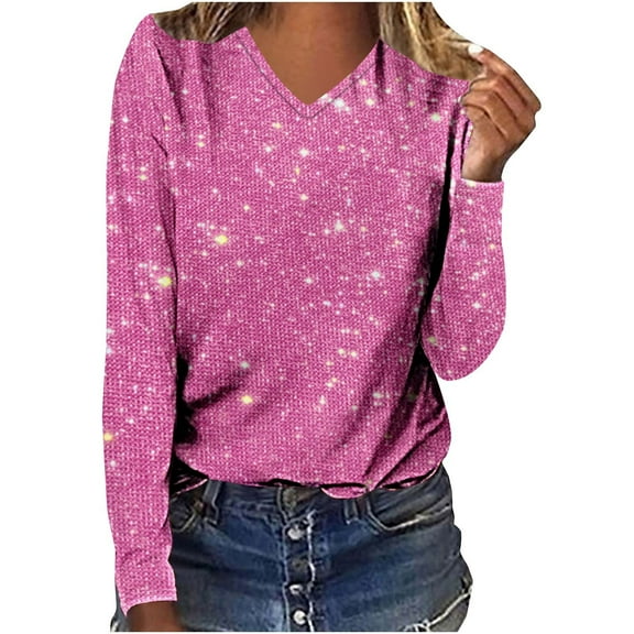 Kayannuo Womens Blouses Short Sleeve T Shirts for Women Valentine's Day Women's Fashionable Printed Round Neck Short Sleeved Casual T-shirt Top