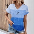 thumbnail image 1 of Kayannuo Womens Blouses Short Sleeve T Shirts for Women Valentine's Day Women's Fashion Casual Short Sleeve V-Neck Blouses Shirts, 1 of 4