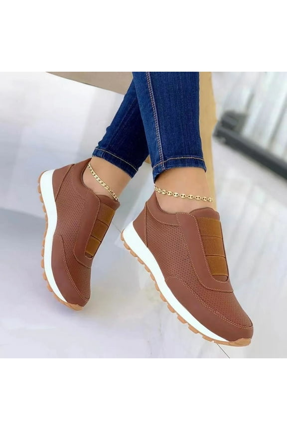 Womens Shoes Summer Womens Fashion Women's Slip On Shoes Comfort Fashion Comfortable For Walking Sneakers Slip On Shoes