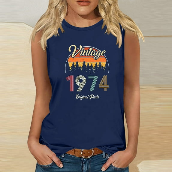 Kayannuo Womens Tops Shirts for Women Valentine's Day 1964 Vintage Shirt For Women 60th Birthday Gifts 1964 Birthday Gifts Idea Retro Short Sleevel T Shirts Party Tops Funny Tees