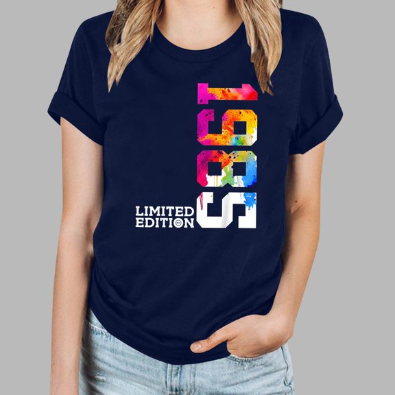 Kayannuo Womens Tops Shirts for Women Valentine's Day Women's Fashion Printed Round Neck Short Sleeved Top Hort Sleeve Round-Neck Blouses Shirts