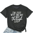 thumbnail image 1 of Kayannuo Womens Tops Shirts for Women Valentine's Day Women's Fashion Printed Plus Size T-Shirts Short Sleeve Graphic Tee Tops, 1 of 3