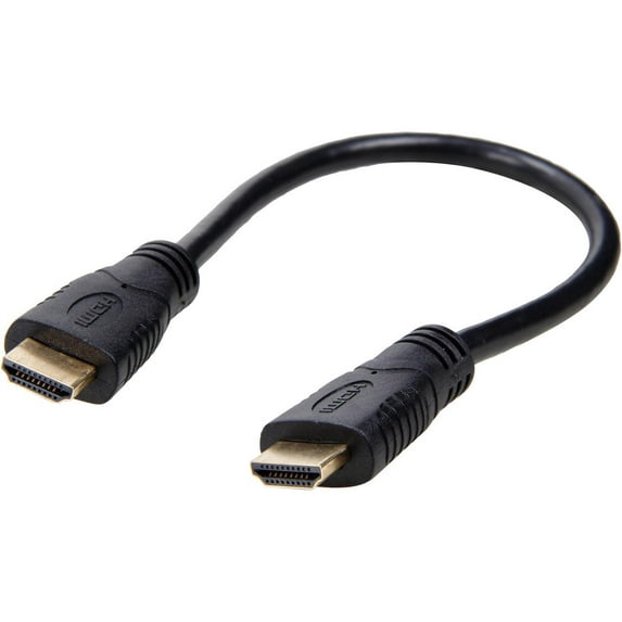 Kaybles 1ft NMHD-1MM 1 ft. High Speed HDMI Cable with Ethernet, Black, CL2 Rating, 28AWG Gold Plated M-M 1 feet - OEM