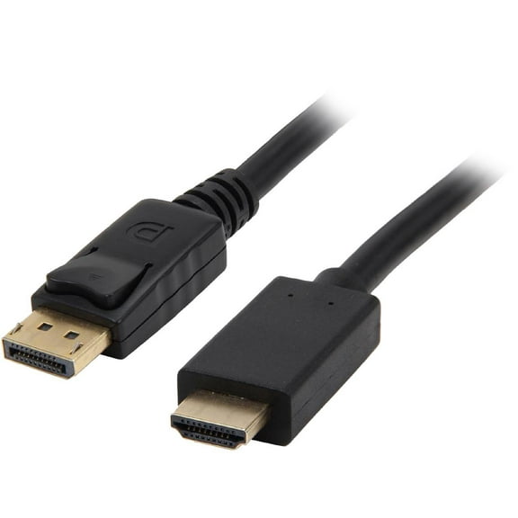 Kaybles DP-HDMI-3-2P DP to HDMI Cable 3 ft. (2 Pack), Gold Plated DisplayPort to HDMI Cable 1080p Full HD for PCs to HDTV, Monitor, Projector with HDMI Port