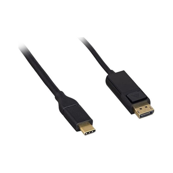 Kaybles USB 3.1 6ft.USB-C To DisplayPort Cable 4K@60HZ, 6' Type C to DP Adapter Cable, Black