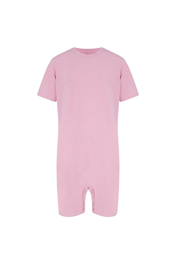 Kaycey Adaptive Clothing Popper Vest, Short Sleeve Short Leg, Pink, Age 8-9