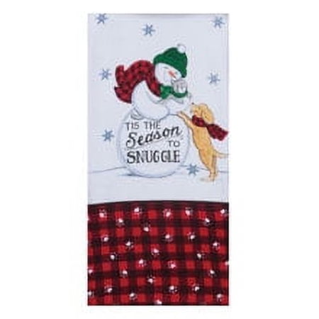 Kaydee Designs Cuddle Weather Season to Snuggle Dual Purpose Terry Towel