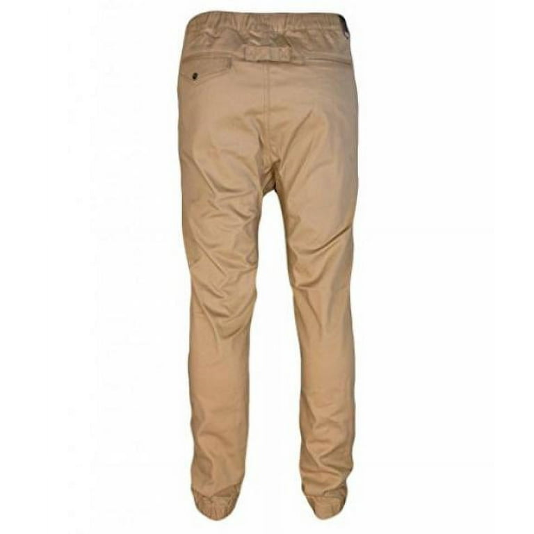 Kayden K Men s Slim Fit Harem Jogger Pants 34 Khaki