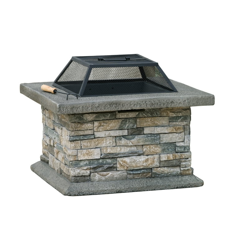 Kayden Outdoor Natural Stone Fire Pit Kayden Outdoor Natural Stone Fire Pit