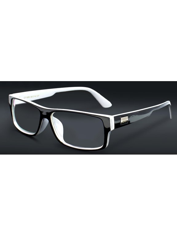 "Kayden" Retro Unisex Plastic Fashion Clear Lens Glasses