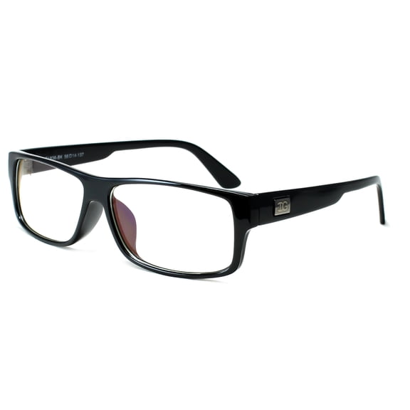 "Kayden" Retro Unisex Plastic Fashion Clear Lens Glasses