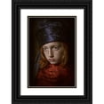 thumbnail image 1 of Kayen-Mouthaan, Carola 11x14 Black Ornate Wood Framed with Double Matting Museum Art Print Titled - Old Fashion Boy, 1 of 4